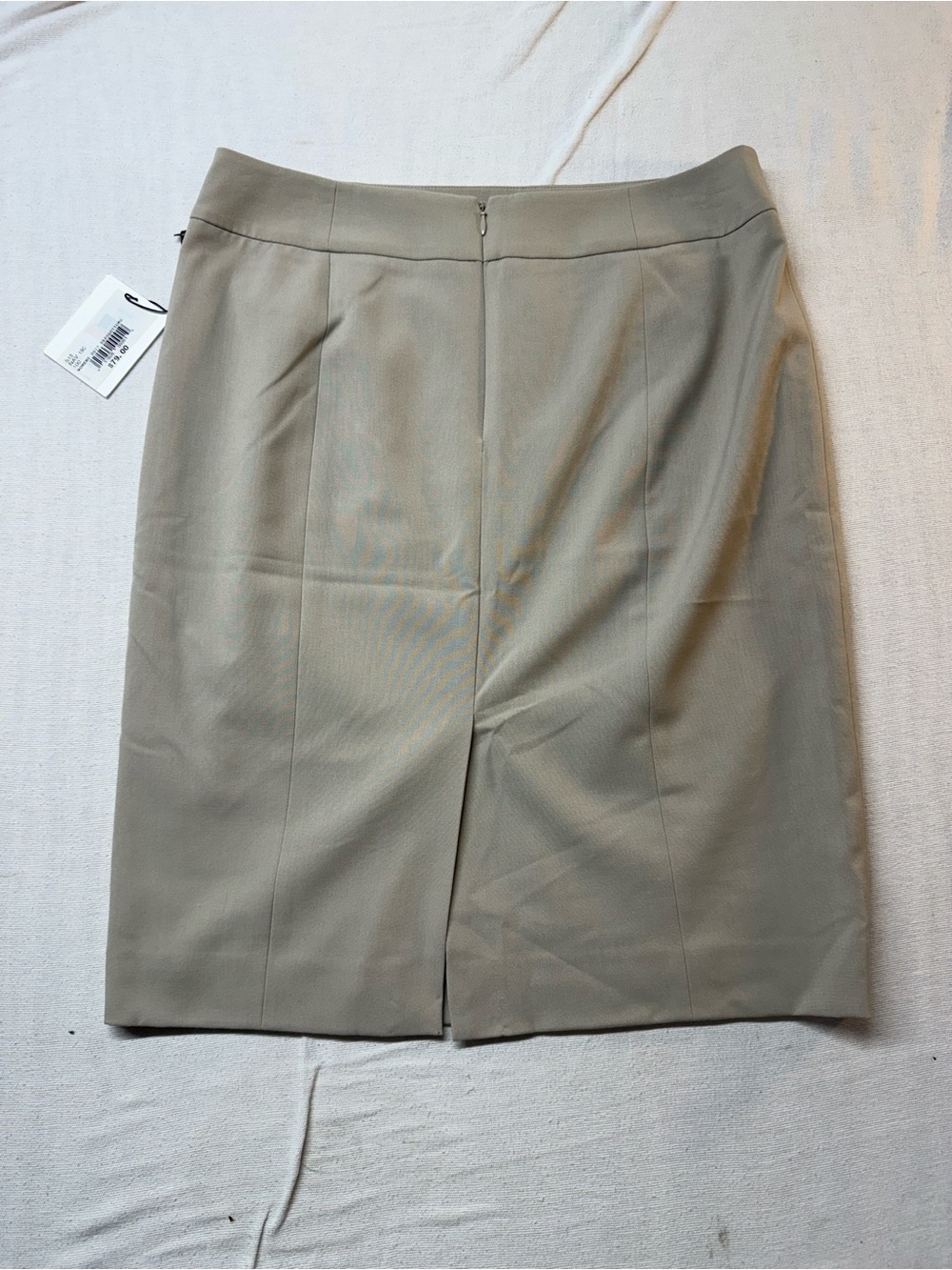 Calvin Klein Light Taupe Pencil Skirt - Picture 6 of 11